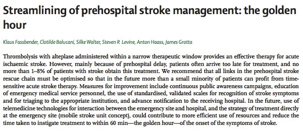 lancet stroke paper
