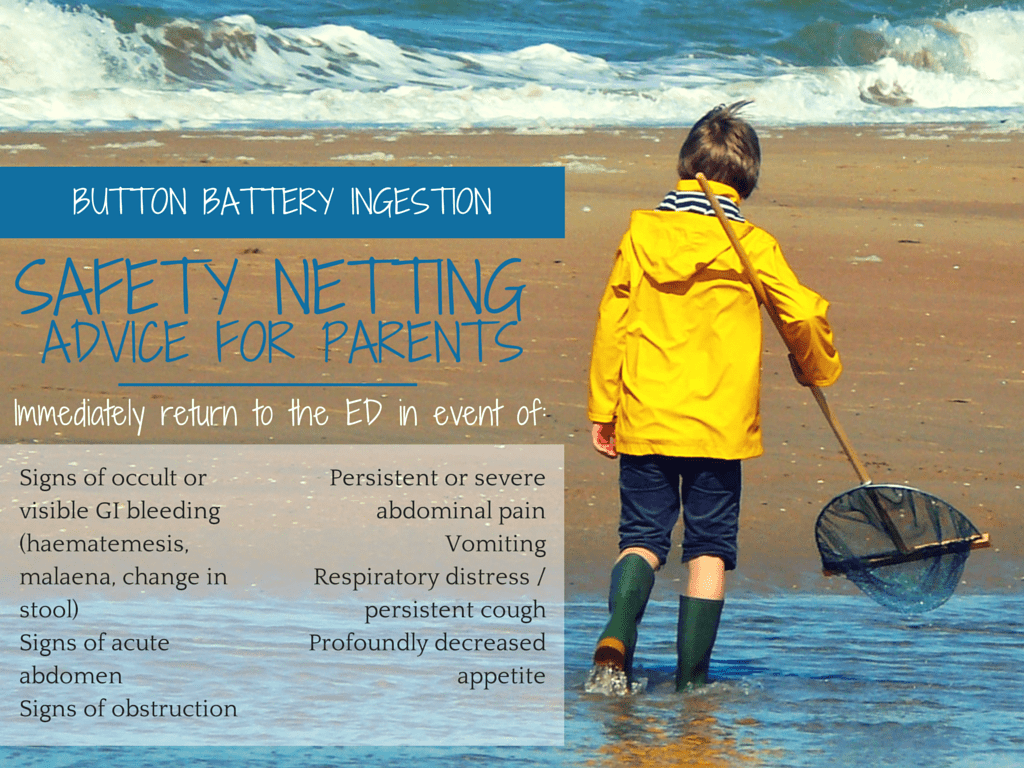 BUTTON BATTERY INGESTION