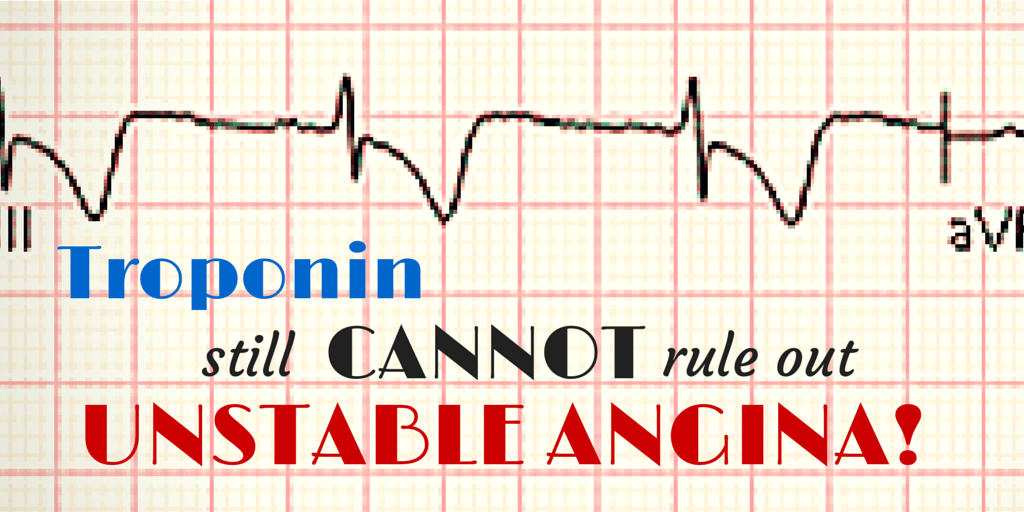 Troponin and unstable angina