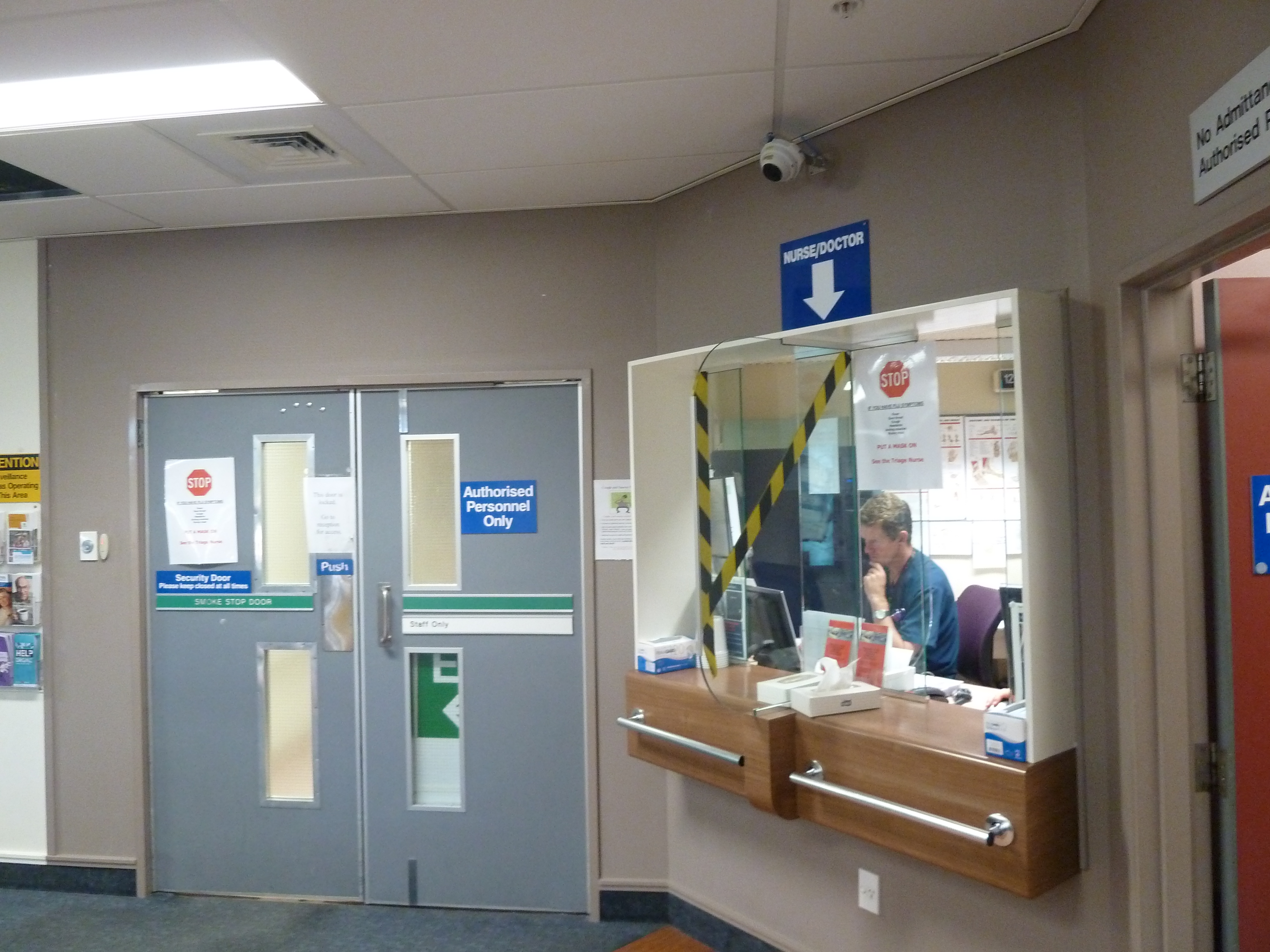 Primary triage in Christchurch, New Zealand (post-earthquake, 2011)