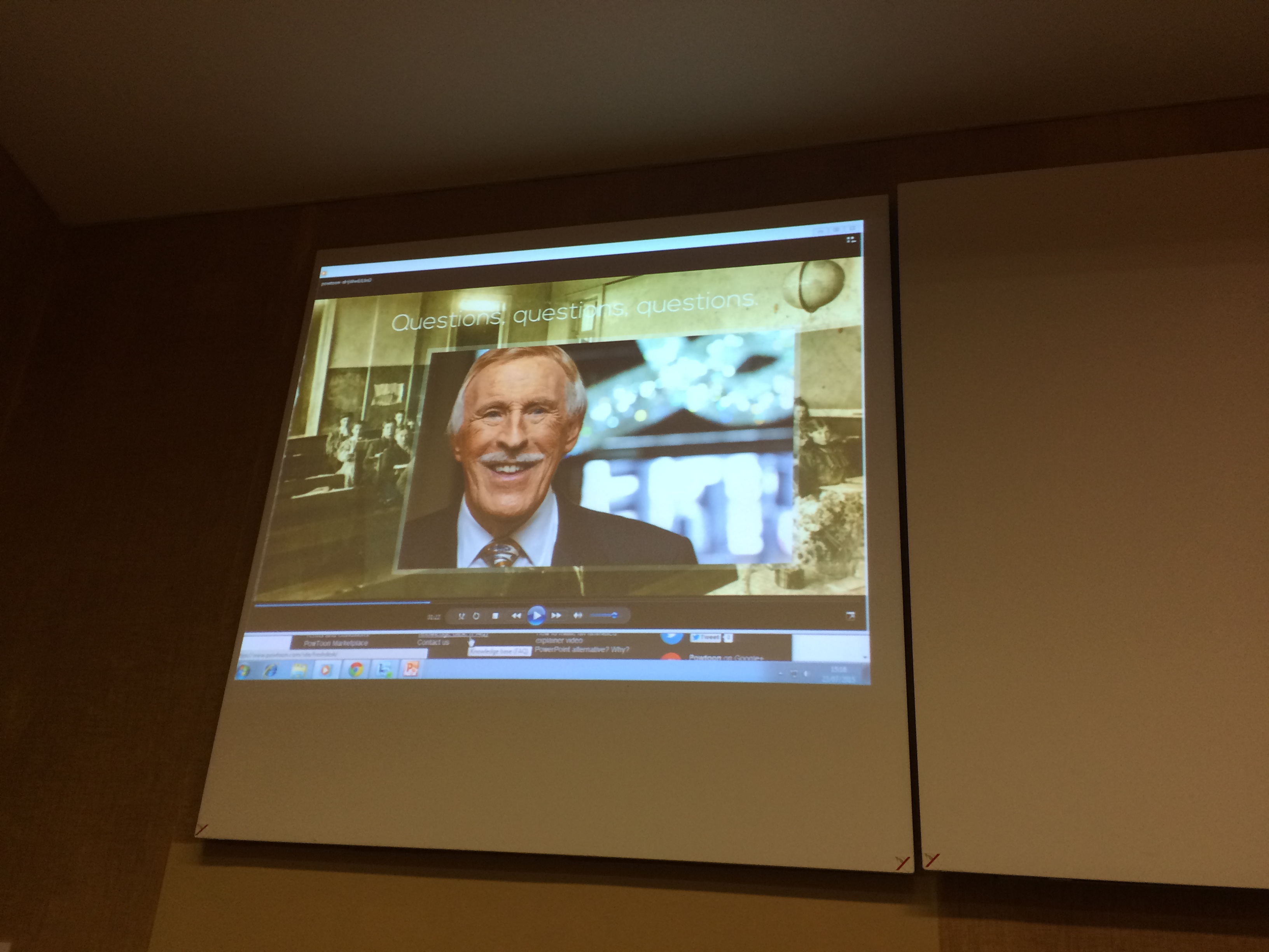 Brucey: According to Niall he may be getting on a bit but he's still relevant - just like the ECG