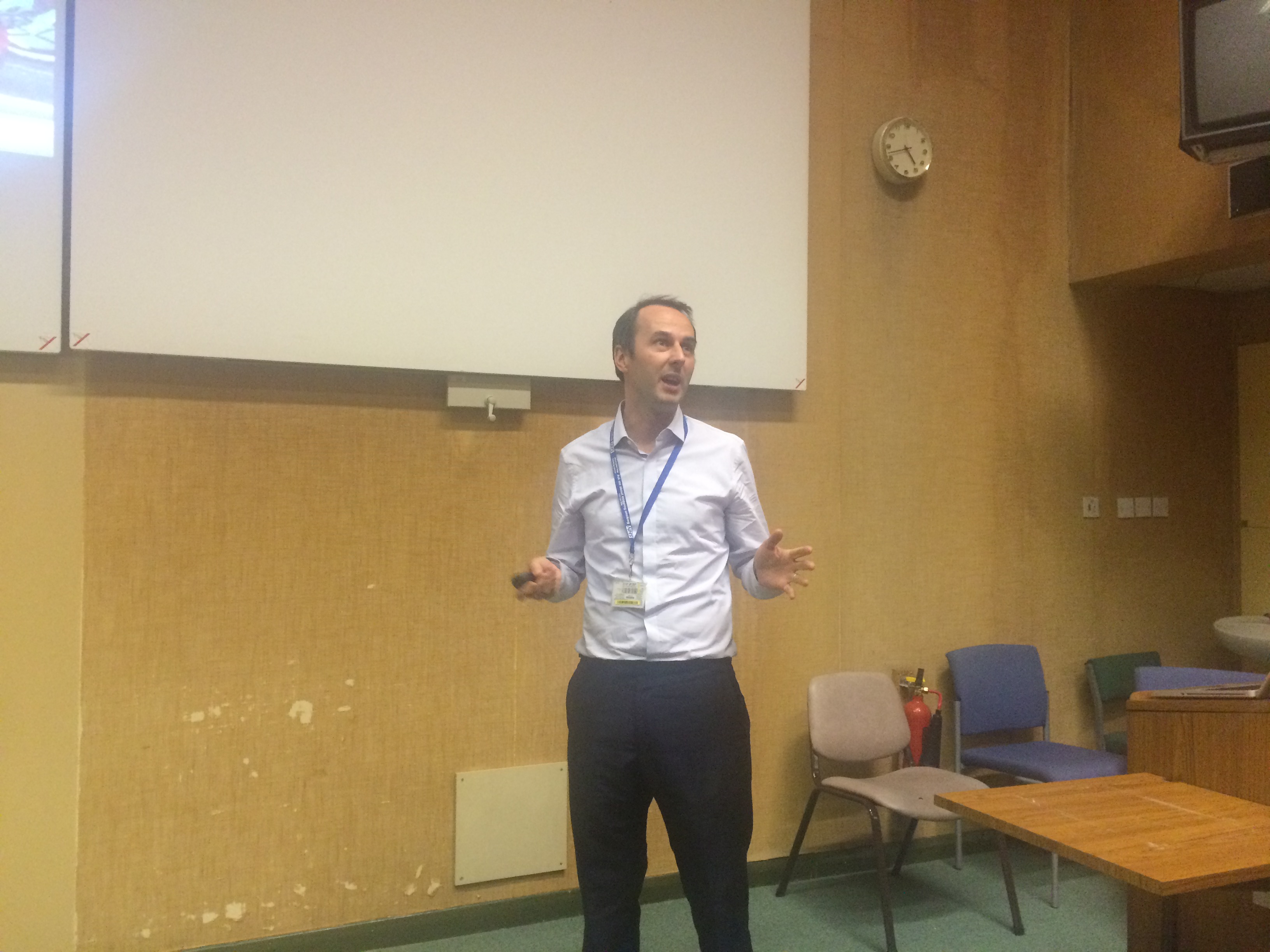 Dan Horner gives a dynamic presentation