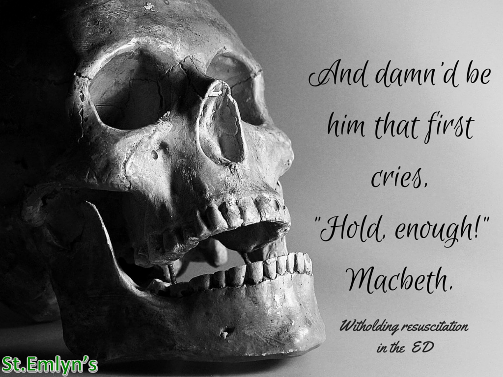 And damn’d be him that first cries, _Hold, enough!_