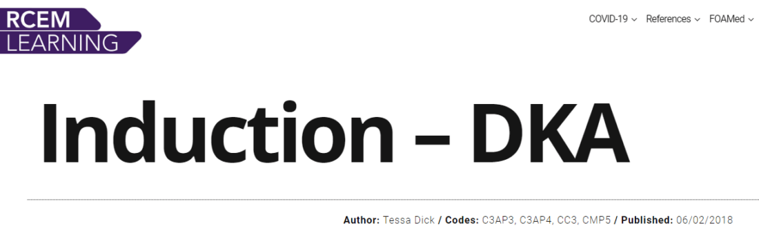 Lesson Plan - Diabetic Ketoacidosis • St Emlyn's
