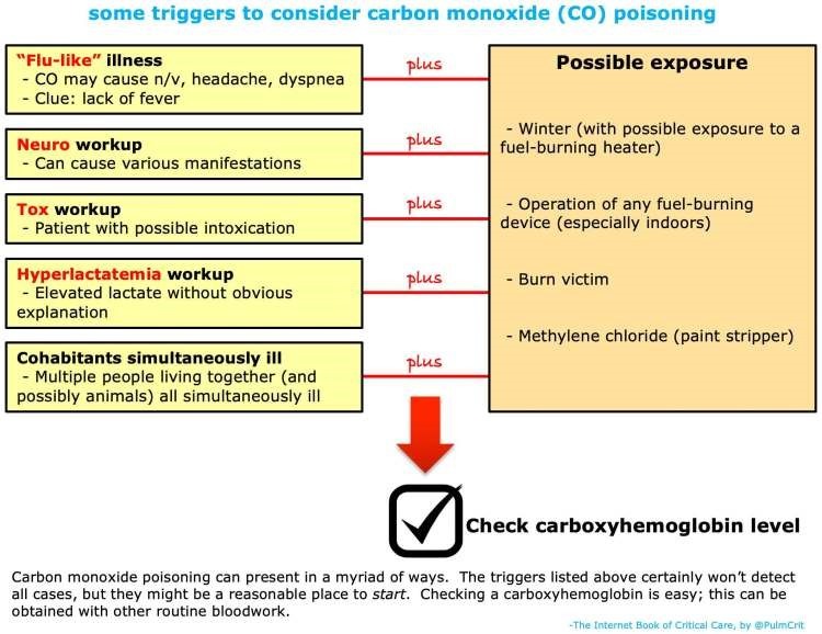 Lesson Plan Carbon Monoxide Poisoning • St Emlyn's