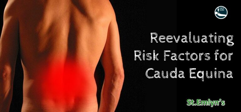 Reevaluating risk factors for cauda equina