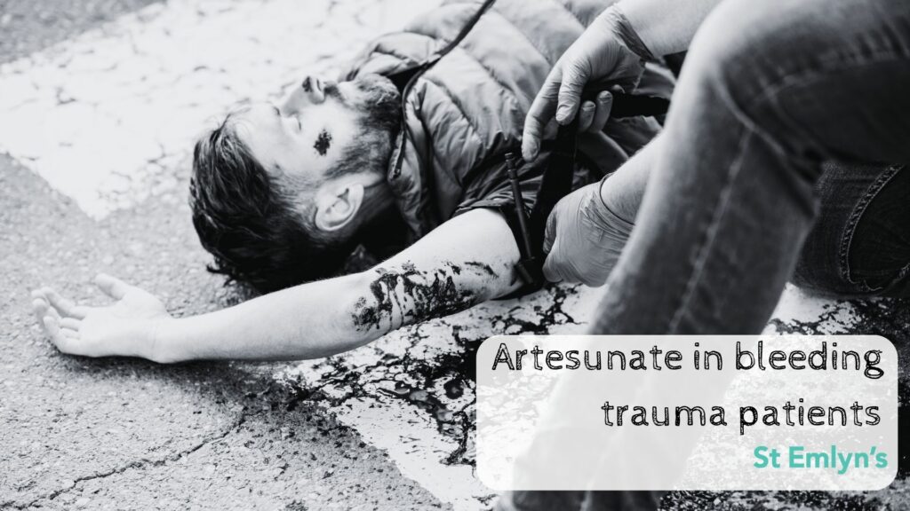 Artesunate in bleeding trauma patients