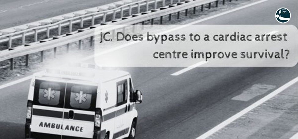 Does bypass to a cardiac arrest centre improve survival?