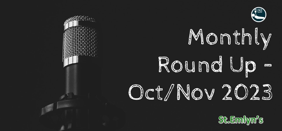 Monthly Round Up October and November 2023 - podcast