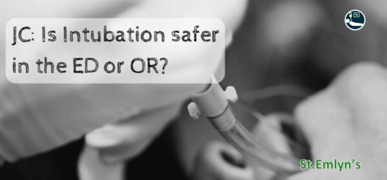 Intubation safer in ED or OR?